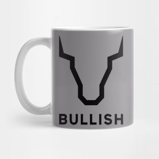 Bullish Black Logo - Bullish Crypto - Bullish Trend Mug